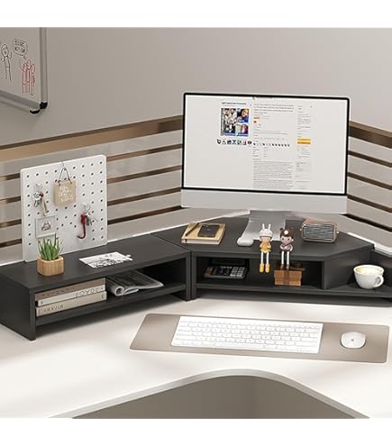 L字スタンド ディスプレイ台 3段 Amazon.co.jp: モニタースタンド 木製モニタースタンド ライザー